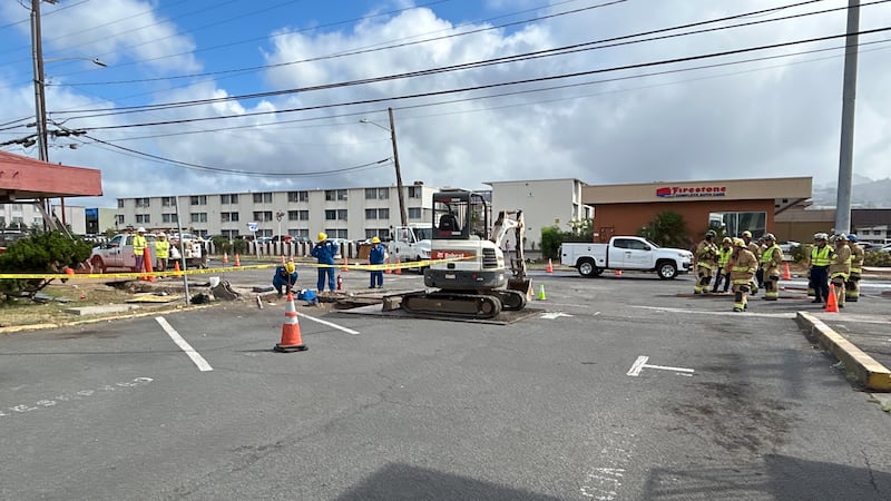 Dillingham Boulevard is shut down in both directions between McNeill Street and Waiakamilo Road.