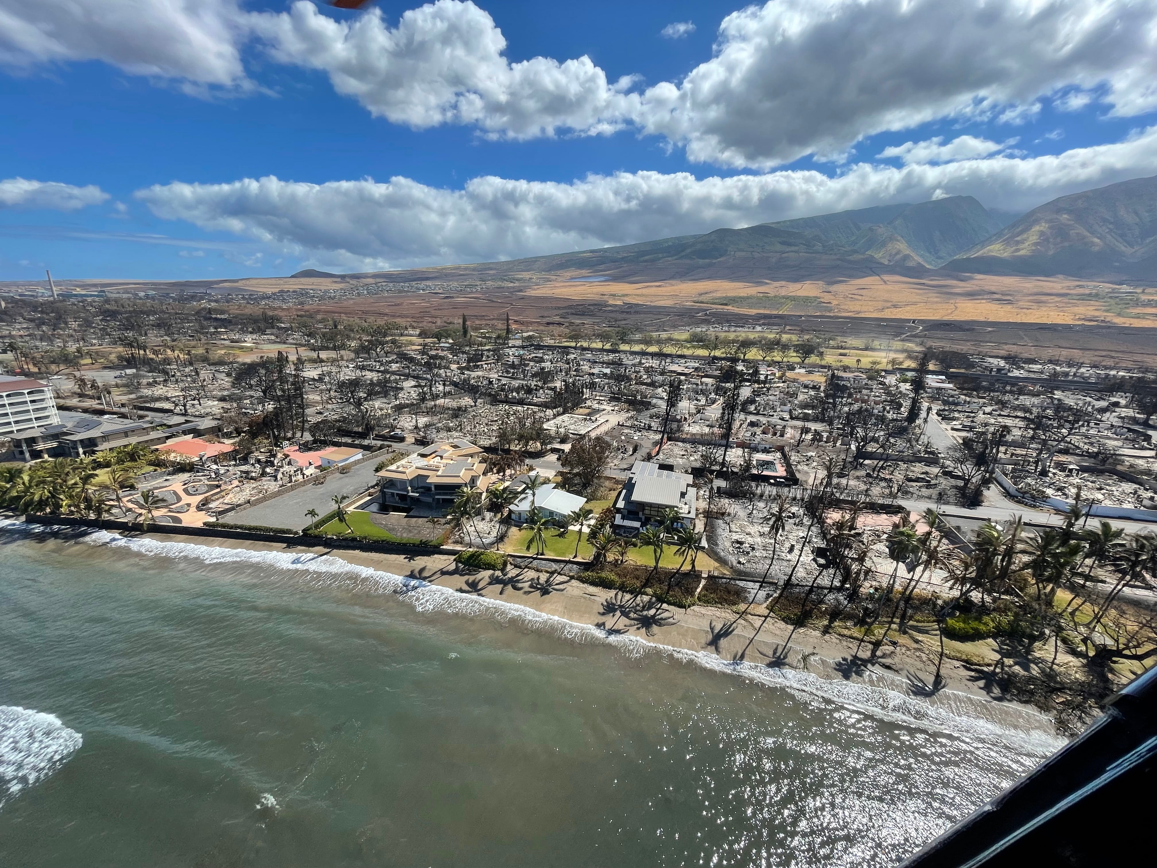 PHOTOS: Aerial shot of Lahaina