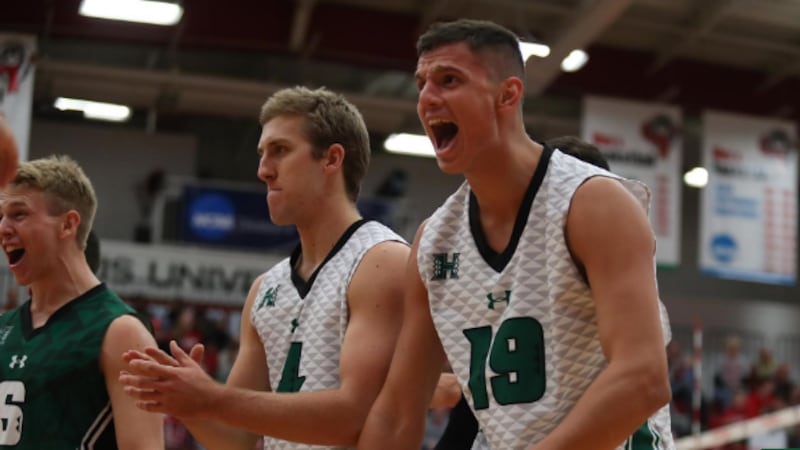 Opposite hitter Rado Parapunov tallied a match-high 15 kills in UH's sweep over #11 Stanford