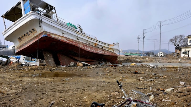 Hawaii photographer Ray Tabata captured this image of damage after the 2011 Tsunami in Japan....