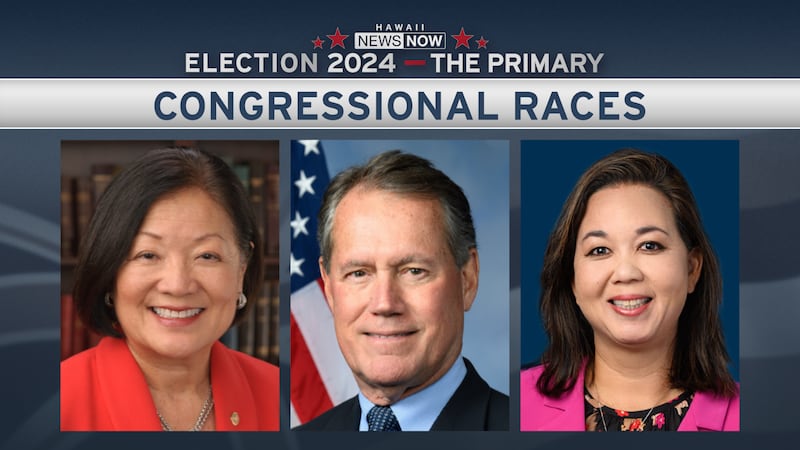 The three Democratic incumbents running for Hawaii’s congressional races are expected to...