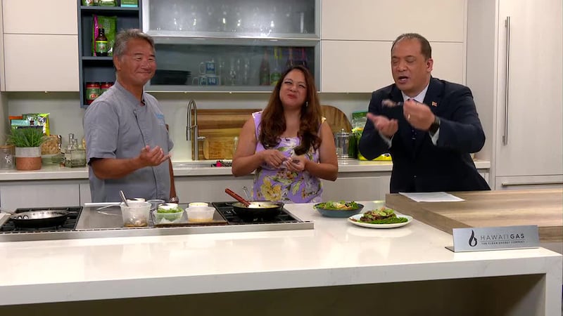 Chef Dean Kamiya from Kani Ka Pila Grille joins HNN Sunrise