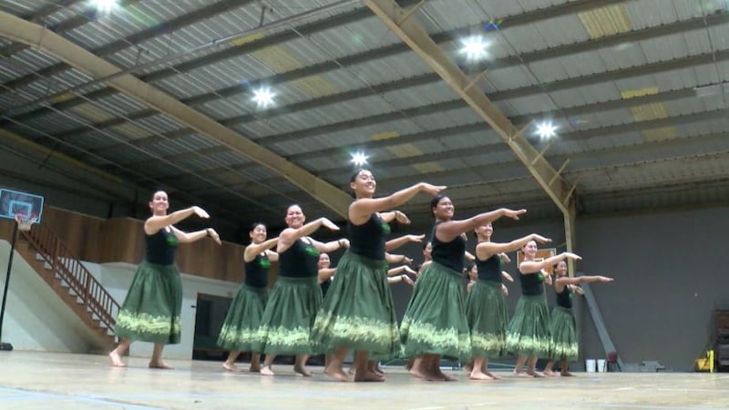 Halau Ka lei Mokihana O Leina'ala prepares for Merrie Monarch 2023.