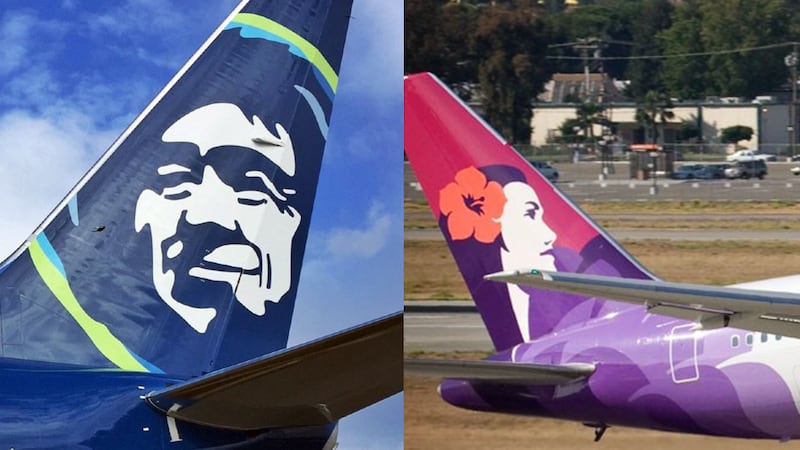 Alaska Airlines and Hawaiian Airlines