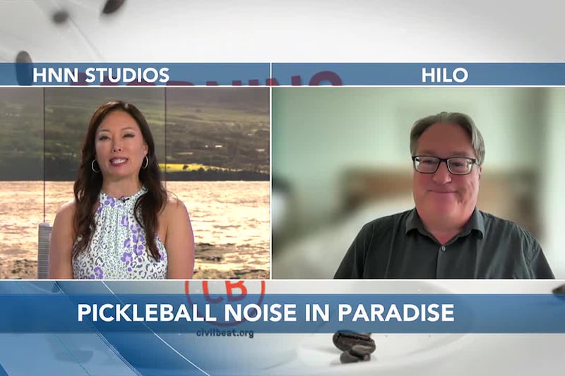 There's hate-love relationship with pickleball brewing on Oahu. Honolulu Civil Beat reporter...