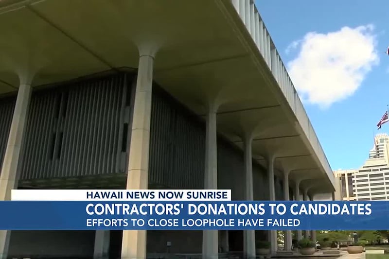 Government contractors are donating more than you think to local campaigns. Civil Beat...