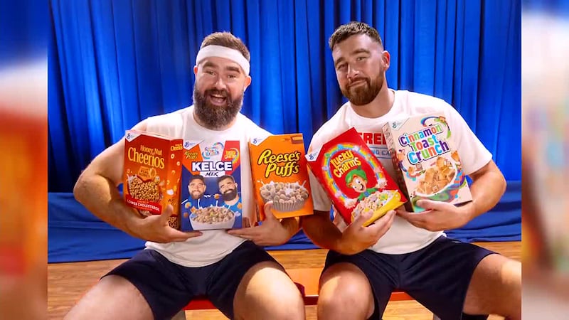 The Kelce brother's are hoping their new endeavor makes a big impact on the breakfast table....